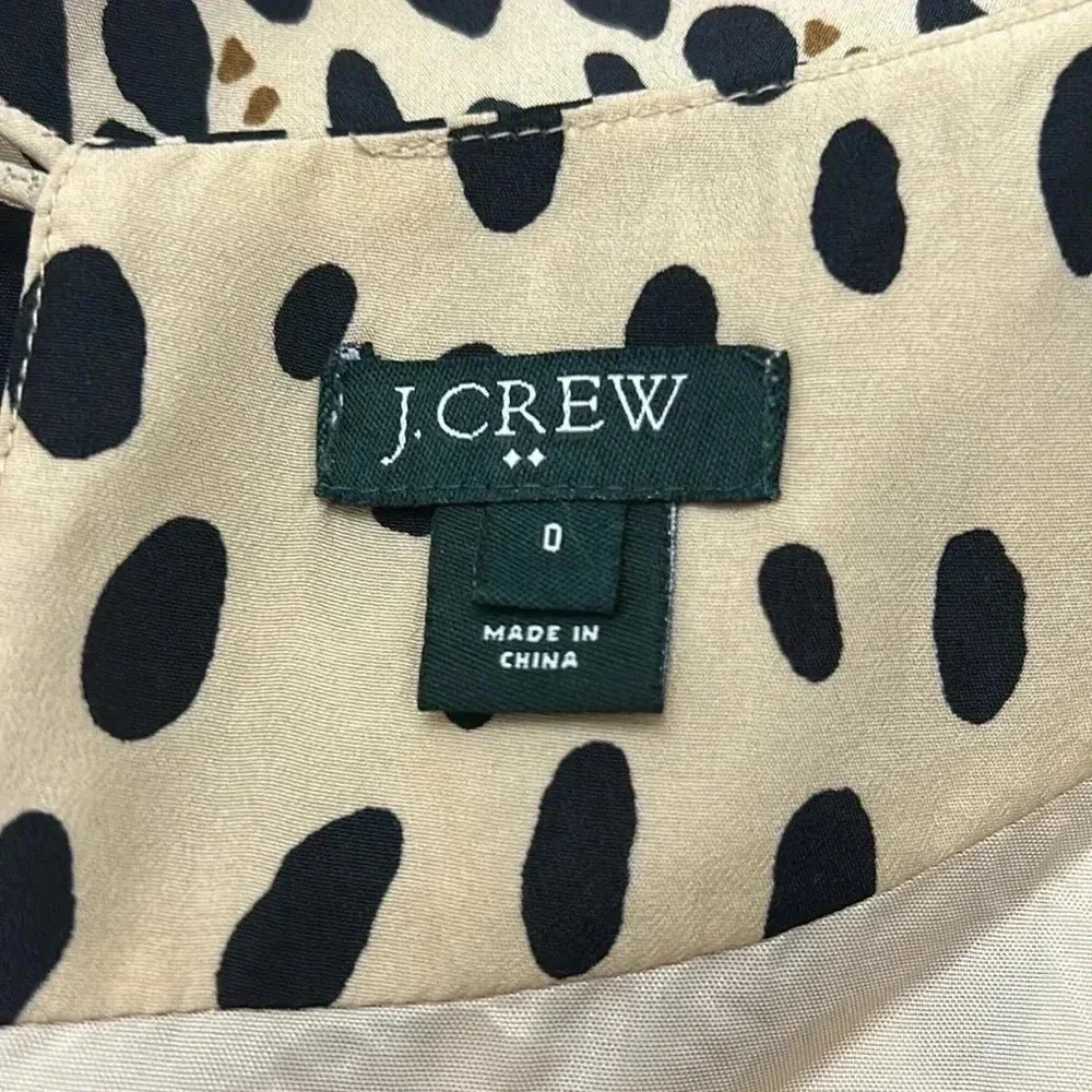 J. Crew Animal Print Dress